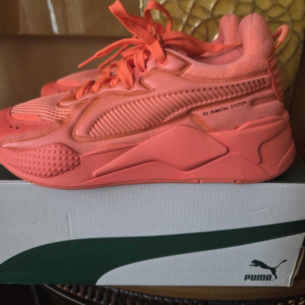 Puma Womens Fluro Peach Sneakers